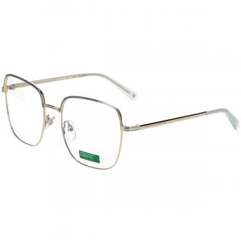 United Colors of Benetton 3092 465 Gafas Recetadas para Mujer Dorados con armazones de 53 mm