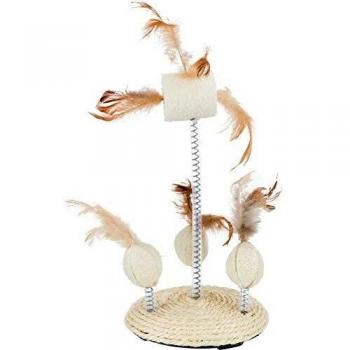 Juguete para gatos TRIXIE Stand-Sisal juguete sobre muelles 15x30 cm