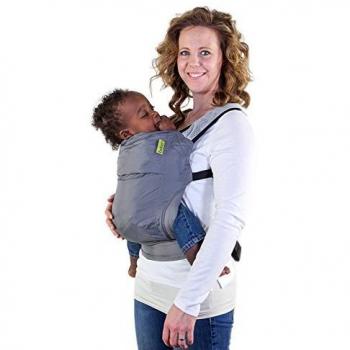 Boba | Mochila Portabebés Boba Air, Ergonómica y Adaptable con Tejido Ajustable hasta los 15 Kg, Ligera y Plegable, Grey