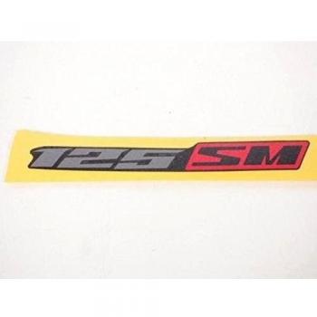 Stickers Pegatina Emblema 125sm trasera vertical moto Suzuki 125 DR 2009 - 2010