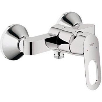 Mezclador monomando de ducha Grohe Start Loop con acabado cromado y válvula antirretorno 23354000