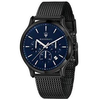Maserati Epoca Men's Watch, Chronograph, Made of Stainless Steel, Grey PVD - R8873618008
