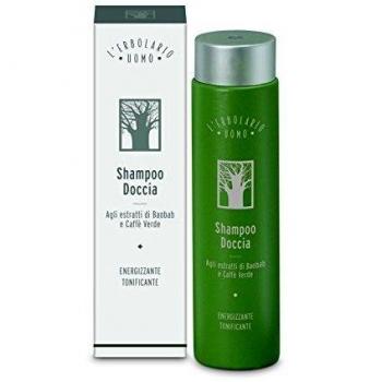 L'Erbolario Energizing and Toning 2-in-1 Shower Shampoo for Men - 250ml