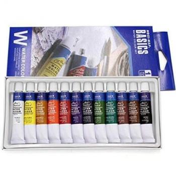 Artist W1212E - Pack de 12 tubos de acuarela, multicolor