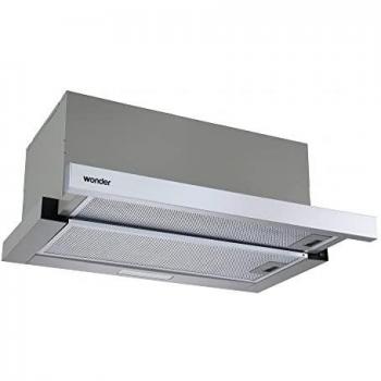 Wonder WDCE0660 Campana extractora telescópica de ancho 60 cm. Inox. Control electrónico