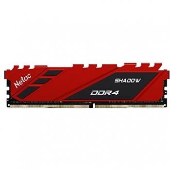 Memoria RAM Netac Shadow DDR4 3200MHz 8GB CL16 Roja