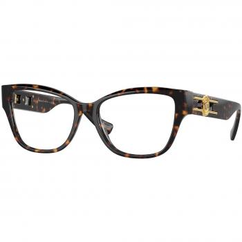Versace VE3347 108 Women’s Eyeglasses Tortoiseshell Size 54 - Blue Light Block Available
