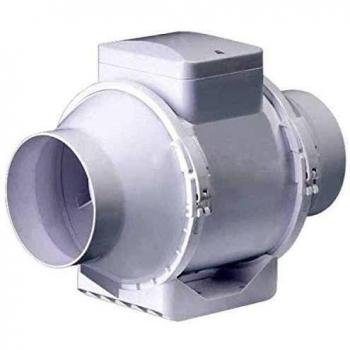 Extractor de aire autogyre entre dos conductos diámetro 100 mm - Muy silencioso - Bloque motor extraíble