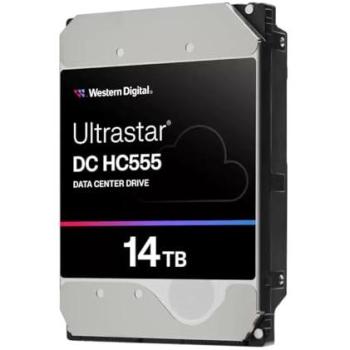 WD Ultrastar DC HC555 14TB Internal SAS Hard Drive - 7200 RPM, 512MB Cache, Data Center Storage