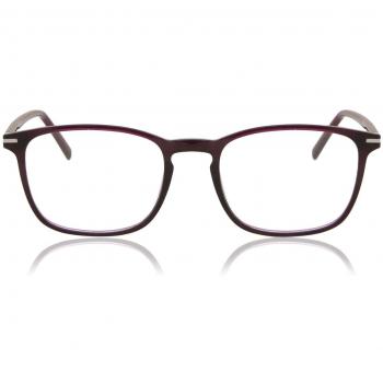 Cuadrado Montuta Completa Plástico Purple Armazones para Hombre - Gafas Recetadas Anti-Azules - SmartBuy Collection