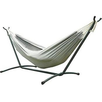 Chicreat - Hamaca colgante con soporte, gris