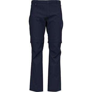 Odlo Wedgemount - Pantalón con Cremallera para Hombre, Primavera/Verano, Hombre, Color Diving Navy, tamaño 46