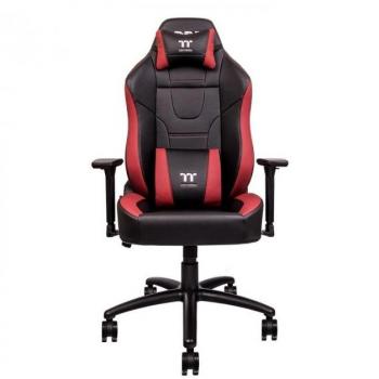 Thermaltake U Comfort Silla para videojuegos universal Asiento acolchado Negro, Rojo