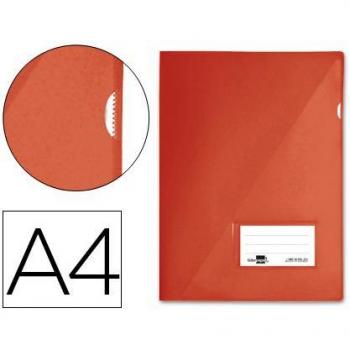 Carpeta Liderpapel Dossier A4 con Uñero Roja