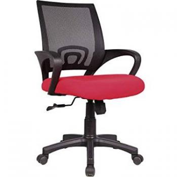 Silla de escritorio de oficina Dana - Negro/Rojo