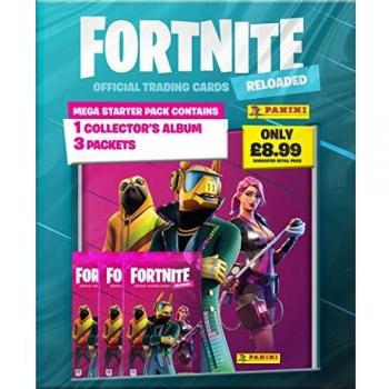 Panini France SA- Fortnite Series 2 Trading Card Collection Reloaded - Pack para iniciar la colección