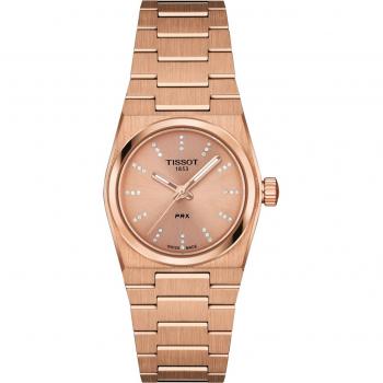 Tissot PRX Quartz Women's Watch - 25mm Pink Dial and Strap
