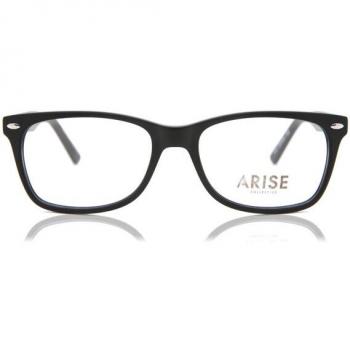 Montura Completa Ovalada de Plástico Negro para Hombre - Gafas Recetadas Anti-Azules - Arise Collective