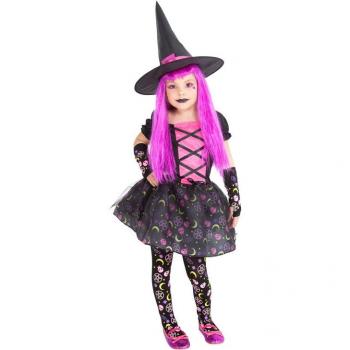 Rubie's Disfraz de Bruja Moonlight Rosa para niña