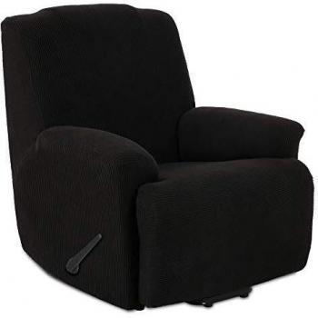 Tianshu funda de sillon relax tejido jacquard de poliester y elastano fundas de sofa suaves duraderaszsillon relaxznegro z