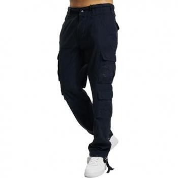 Pantalones Brandit Pure Slim Fit Azul Marino para Hombre
