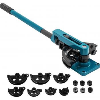 Vevor Manual Pipe Bender with 7 Dies for Steel Tubing (10-25mm)