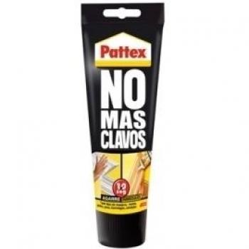 Pattex No Más Clavos Original, adhesivo de montaje resistente, pegamento extrafuerte para madera, metal y más, adhesivo blanco instantáneo, 1 tubo x 250 g