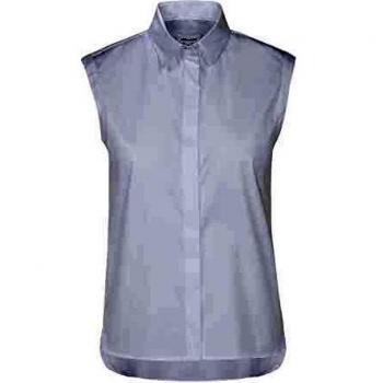 Blusa Sin Mangas Slim Fit Seidensticker para Dama, Color Blanco, Talla XXL (44), 73% Algodón, 24% Poliamida, 3% Elastano