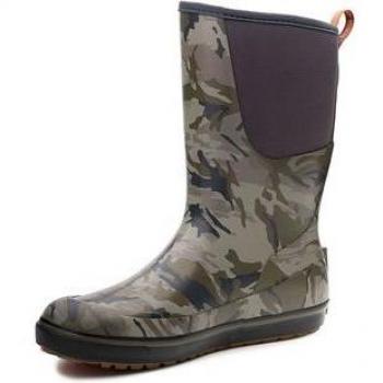 Grundens 12'' Deck Boot Refraction Camo Stone - UK 9 / EU 43