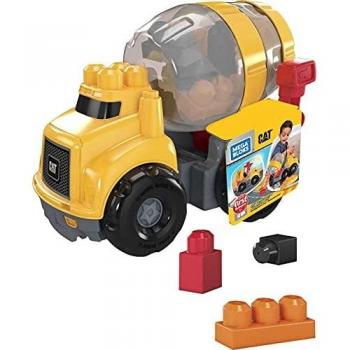 Mega Bloks - Hormigonera pequeña de Cat Juguetes de construcción bebés +1 año