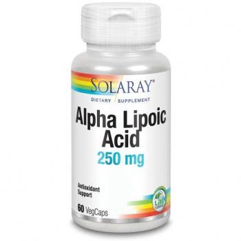 Solaray Alpha-Lipoic Acid 250 mg 60 Vegan Capsules