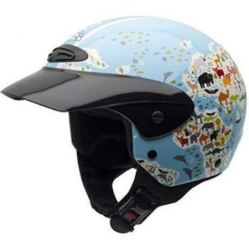 NZI Single Jr Casco Graphics Mapamundi, MAPAMUNDI, Talla S
