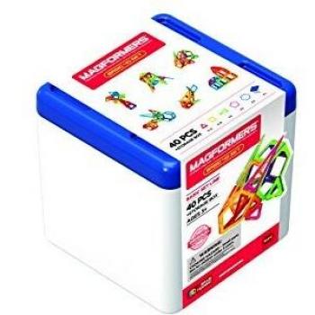 Juego Magnético MAGFORMERS® 40 Piezas con Caja de Almacenamiento