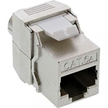 Conector Keystone RJ45 Cat 6a STP con cierre a tornillo - Accesorio de red