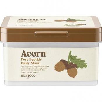 SKINFOOD Acorn Pore Peptide Daily Mask 30 sheets - Cosmetics