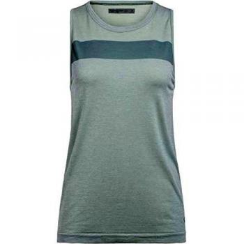 Icebreaker Motion Seamless - Camiseta de Tirantes para Mujer, Color Shale HTHR, tamaño Medium