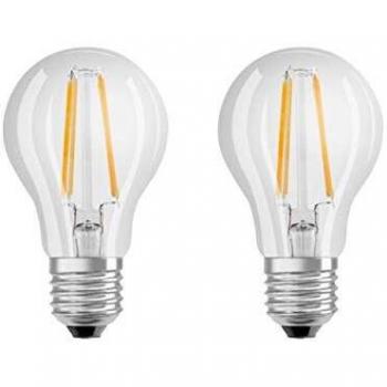 Bombilla LED Osram E27 Filamento 11W (100W equivalente) 1521 lm, Calidez 2700K, Pack de 2