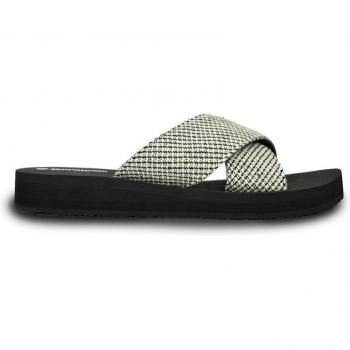 Sandalias planas de mujer Brasileras con diseño de Aspa y suela de goma