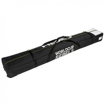 Head Rebels Double Ski Bag Bolsa de esquí Doble, Unisex Adulto, Negro, 85 LTR