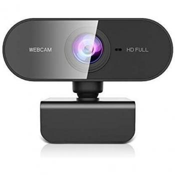Webcam con Microfono para PC,LWYOU Camara Web 1080p HD para Portatil/Ordenador Sobremasa/Mac USB 2.0 Web CAM para Videoconferencia, Gaming, Conferencias, Grabación, Juegos con Clip Giratorio