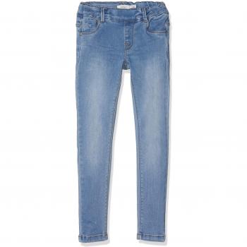 Name IT NOS Nmfpolly Dnmtora 2242 Legging Jeans, Azul Medium Blue Denim, 104 para Niñas