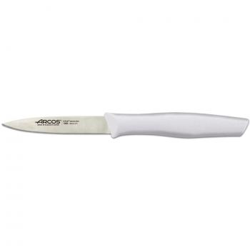 Cuchillo Mondador Arcos Nova 188524 de acero inoxidable Nitrum con mango ergonómico de Polipropileno, hoja de 8,5 cm y funda protectora