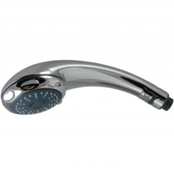Bricoperl - Flowtop dfc 10 tj eco de mano alcachofa de la ducha 2 chorros desmontable de 10 l/min de cromo/antracita