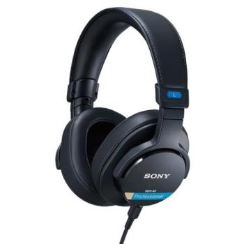 Sony MDR-M1 Auriculares de Estudio Cerrados - Cableados, Ultra Ancha (5Hz - 80 kHz), Ligeros (216g), Incluyen 2 Cables Extraíbles, Negro