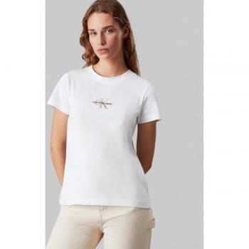 Calvin Klein Jeans Women's Slim Fit Monogram Printed T-Shirt