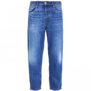 Ami Paris Men's Tapered Fit Jeans in Denim | Size 31 | HTR103DE0016 Color 480