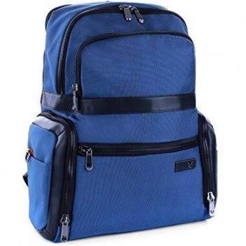 RONCATO Rover mochila para portátil 15.6 azul, medida: 42.5 x 36 x 15 cm, compartimentos interiores para la organización interna de todas tus cosas