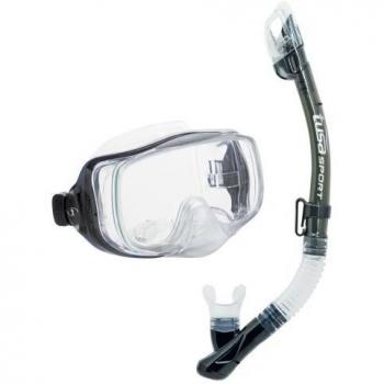 Tusa Sport Imprex 3D Dry - Set de buceo unisex, color gris