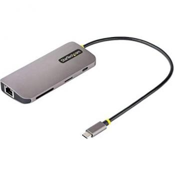 StarTech.com Adaptador Multipuerto USB-C con Salida HDMI 4K a 60Hz, Hub USB-A de 3 Puertos a 5Gbps y Alimentación Passthrough de hasta 100W