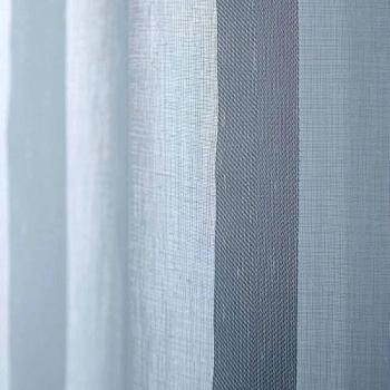 MADURA - Visillo con Ojales Paros, poliéster, Blanco, 350 x 280 cm